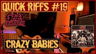 Ozzy Osbourne - Zakk Wylde Crazy Babies riff lesson