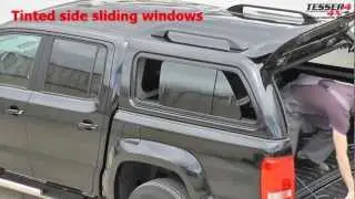 At www.tessera4x4.com: VW Amarok ABS canopy off road 4x4 accessories volkswagen hard top vs