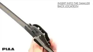 PIAA Si-Tech Wiper Installation on Small Pin Wiper Arm