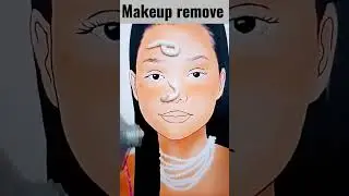 diydollmakeup!#satisfying#remove #makeup#makeuptutorial#shorts👀👀