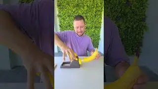 How to Fill a Banana with Nutella 😱🍌❤️ #shorts #khamitovy #martaandrustam