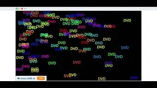 bouncing DVD logos, but every time it hits the wall it duplicates v4