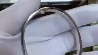 Customized Cartier LOVE BRACELET, DIAMOND PAVED 18K white gold with diamonds