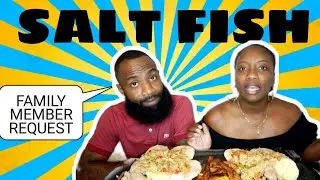 CABBAGE AND SALT FISH WITH FOOD || AUTHENTIC JAMAICAN FOOD + YARD COOKING🇯🇲🇯🇲