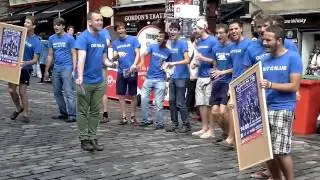 Out of the blue crew at Edinburgh