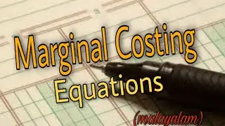 Applied Cost accounting ( cost accounting II) Marginal costing .