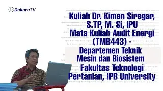 Life Cycle Assessment Introduction on Audit Energy Perspective and Impact Assessment Calculation...