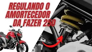 ✅ Regulando o amortecedor da Fazer 250 2021 - Veja como deixar sua moto mais macia ou mais rígida