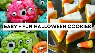 14 Halloween Cookie Recipes Kids Beg For Every Year | Fun & Easy Spooky Treats #halloweencookies