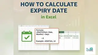 How to calculate expiry date of a product in Excel