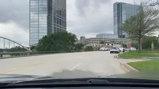 Driving from S I Frontage Rd., Shenandoah, Texas / Woodlands Mall to Meadowedge Ln., Spring, Texas