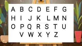English Alphabet Drawing Tutorial | Calm and Creative Letter Art 🎨