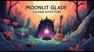Moonlit Glade: A Somber Guitar Story