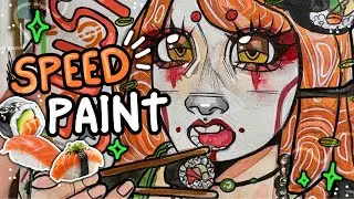SPEEDPAINT ✦  sushi girl 🍣 (DOTM)