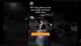 SJW BREAKS DOWN After Driving on Wrong Side of The Road