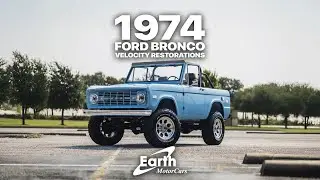 Продается отреставрированный Ford Bronco Velocity 1974 года выпуска. Earth MotorCars #017