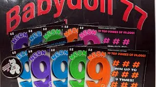 🤩 Tuesday Lowboys 🎊 $2-Neon9s Lottery Scratch Off Tickets 🤑 #lottery #scratch #winners #lowboys 