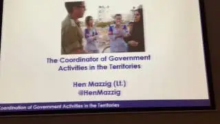 COGAT Overview presentation to Indiana Hillel Birthright Israel Summer 2016 Buses