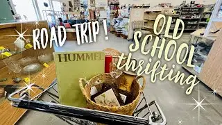 Old School Thrifting | ROAD TRIP! Thrift With Me | 2 Towns 2 Thrift Stores 🇨🇦