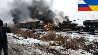 2 MINUTES AGO! Russian Train Full of Elite Officers WIPED OUT by Ukrainian Drones Near Pokrovsk