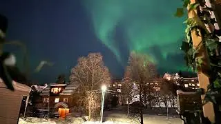 Tromso aurores boréales depuis le BnB