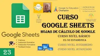 📃💻📊🔝 CURSO DE GOOGLE SHEETS: 23.- ESTADÍSTICA Y ANÁLISIS DE DATOS
