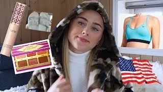 STOR haul fra USA og JunkYard! ft. Sephora, forever21, VS, a&f+