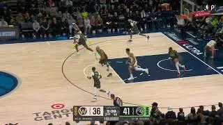 Anthony Edwards with a loud 
