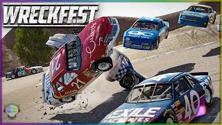 90s NASCAR Elevated Figure 8! | Wreckfest