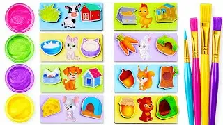 Animal Guessing Game 🎨 Colors and Drawing for Kids