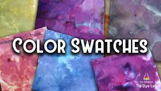 Making Color Swatches (Including Mind Bender A & B, and Dharma's Spring 2024 Muck Dye Colors)