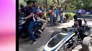 මොරටුව university එකේ Formula 1 race පදින FALCON-E කාර් එක  - Exmo 2023 | Moratuwa University