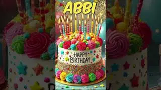 Birthday Song with Name Abbi| Personalized Birthday Short #birthdaysongswithnames #happybirthdaysong