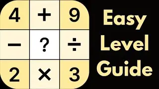 Cross Math Game | Math Game | Easy Level Gameplay #1