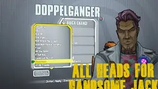 Borderlands The Pre-Sequel All Heads for Jack the Doppelganger 19/19