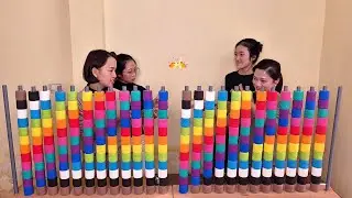🌈 Color Flow and Calm Chaos | ASMR Puzzle Moments
