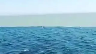 Sea colour change in minutes