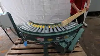 SKU 180165 Hytrol 90&deg; Live Powered Roller Curve Conveyor 13