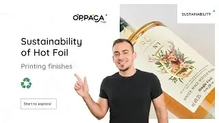 Hot foil and sustainability: printing finishes