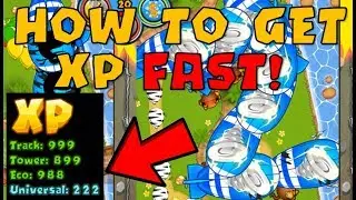 The BEST STRATEGY To Get XP Fast! Unlock all your Sabotage Powers! BTD Battles