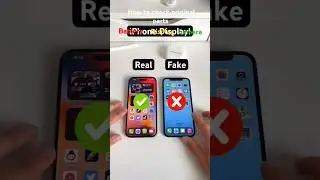 how to check original parts and fake parts 💯 #iphone #iphone12 #battery #display #camara #orginal
