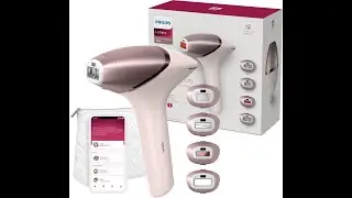 Philips IPL-Haarentferner Lumea S9000 BRI958/00, 450.000 Lichtimpulse, 4 Aufs&auml;tze