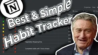 Simple Daily Habit Tracker in Notion to crush your goals in 2021