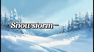 Snowstorm | Soft piano notes for deep focus