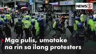 Tensyon, sumiklab sa pagitan ng mga raliyista at kapulisan sa protesta vs. korupsyon sa Mendiola