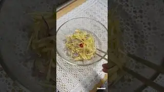 Sour Green Mango Salad #shorts