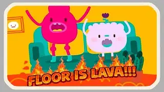 🎵🔥 The Floor Is Lava Game! Kids Dance & Jump | Fun Music Game for Children
