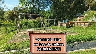 Comment faire un bac de culture FACILEMENT?