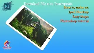 How to make an iPad Mockup Easy Steps Photoshop tutorial