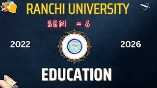 Education MN Paper | SEM 6 Ranchi University | Important Topics & PYQ | Exam 2026